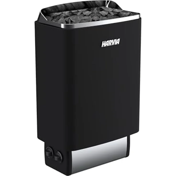Harvia TOP STEEL M60, 6 kW Heizkörper in Schwarz – Bild 2