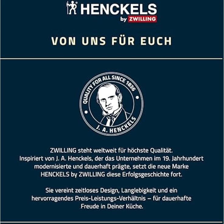 HENCKELS by ZWILLING Cutting Board, Holz Schneidbrett 40 x 27,5 x 2,5 cm, beidseitig nutzbar mit Saftrille, FSC-zertifiziert – Bild 5