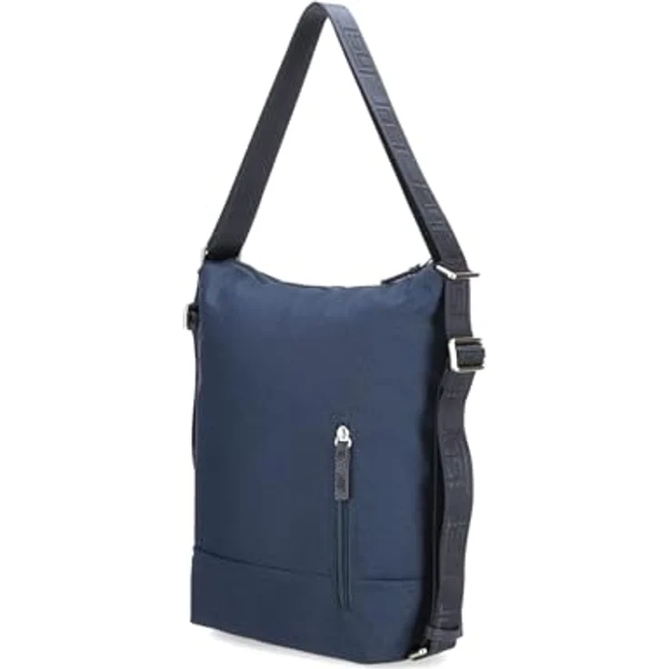 Jost Bergen 1103 3-Way Bag, Handtasche/Rucksack in Blau, flexibles Tragen auf Rücken oder Schulter – Bild 6