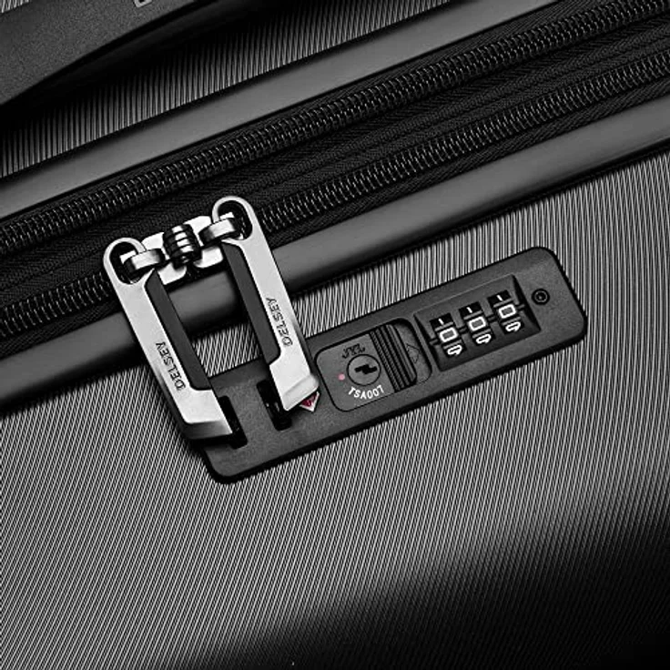 Delsey Air Armour Trolley 77 cm Schwarz – Bild 4