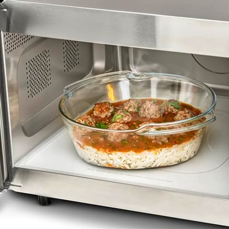 Caso Ceramic Microwave CM 1000 Free standing 1000 W Stainless Steel/Black, Mikrowelle – Bild 5