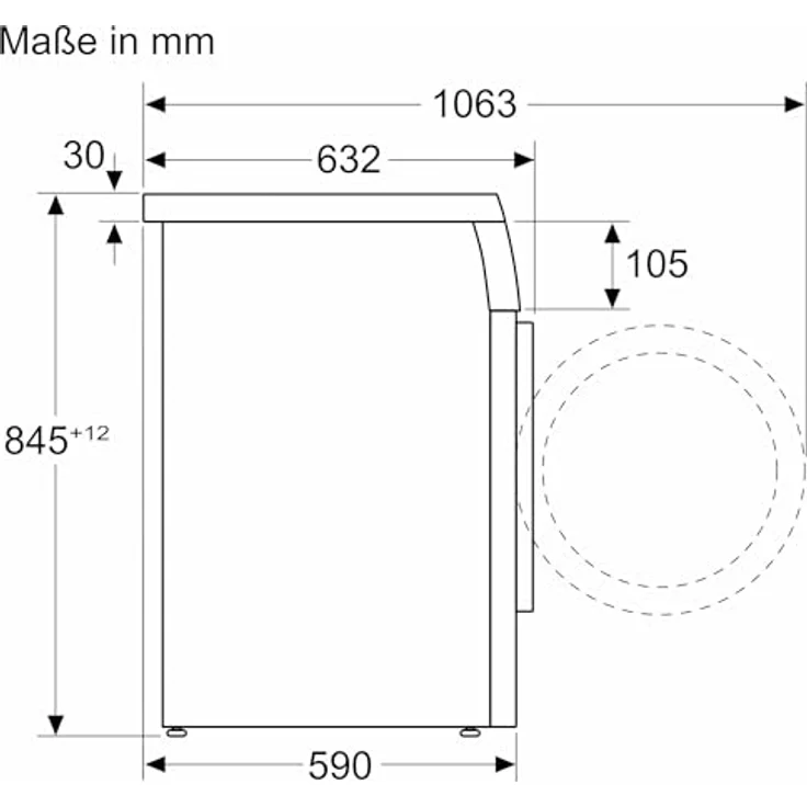 Bosch WUU28T22, unterbaufähige Waschmaschine mit 9 kg und 1400 U/min, EcoSilence Drive – Bild 20