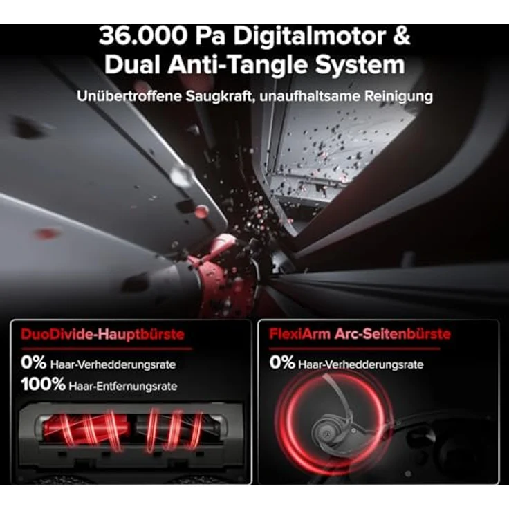 Roborock Saros 20 Set, Saugroboter mit Wischfunktion, abnehmbarem Wischmopp, AdaptiLift Chassis 3.0, 36.000 Pa Saugkraft, autonomes StarSight System 2.0 – Bild 5