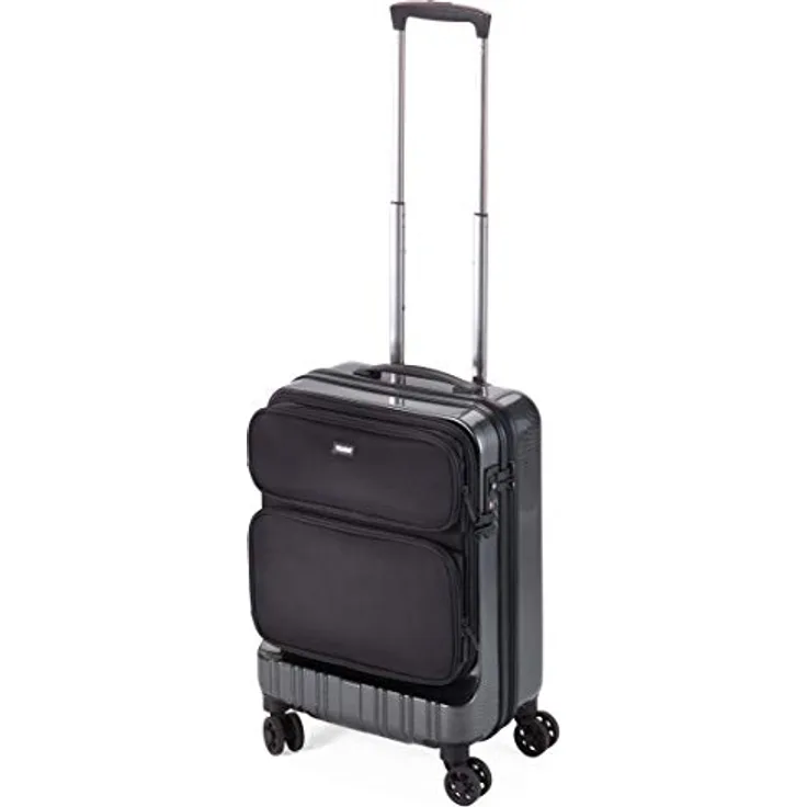 TROIKA 36 Hours Trolley, Business-Trolley in Handgepäckgröße 18,5'', TSA-Zahlenschloss, stoßunempfindliches Polycarbonat, 47 Liter Volumen