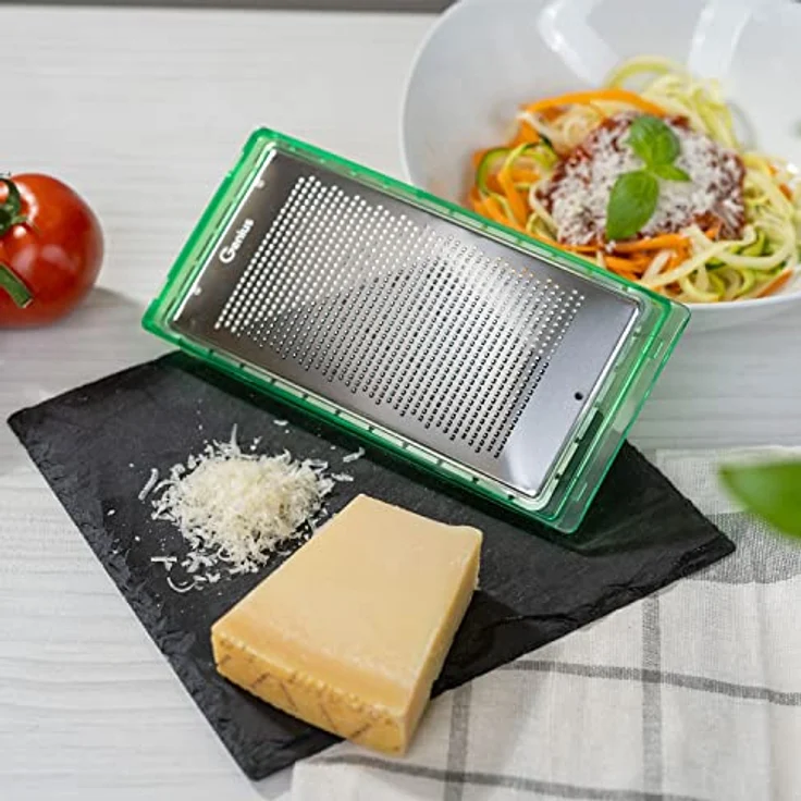 Genius Nicer Dicer Exclusive Gemüseschneider Zubehör-Set 6tlg - Messereinsätze mit dem Nicer Dicer Exclusive kompatibel | V Hobel, Reibe & Messereinsätze – Bild 3