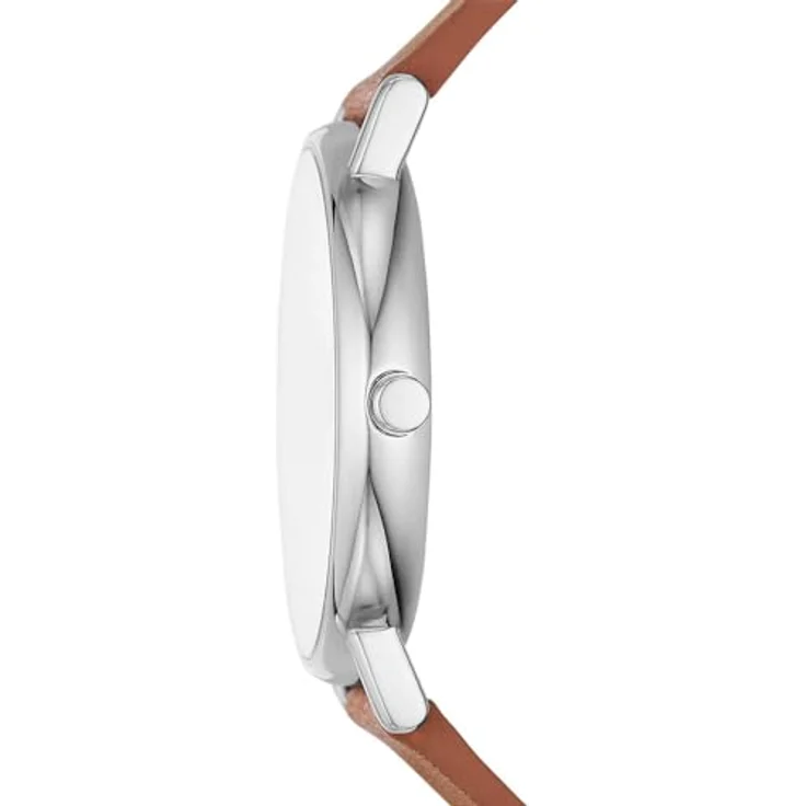 Skagen Herrenuhr Signatur Quartz/3 Zeigerwerk 40 mm Gehäusegröße mit Lederarmband SKW6903 – Bild 4