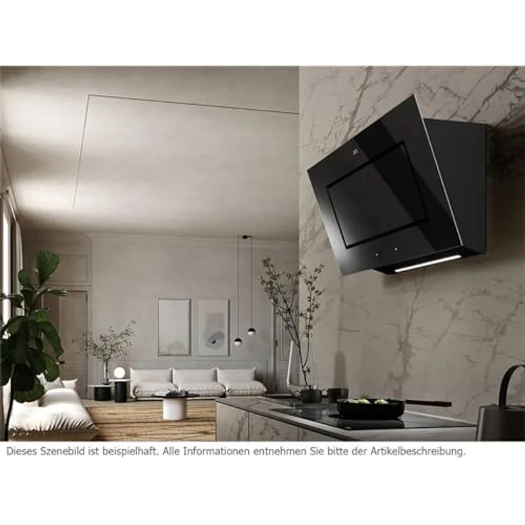 Franke Kopffreihaube Mythos Perimetral Pro, Dunstabzugshaube 90 cm in Schwarz mit 5 Jahre Garantieverlängerung – Bild 3