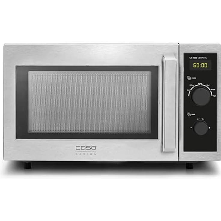 Caso Ceramic Microwave CM 1000 Free standing 1000 W Stainless Steel/Black, Mikrowelle – Bild 1