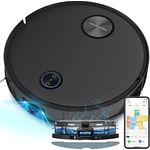 Proscenic Floobot V10 Saugroboter mit Wischfuktion,Ultraschall-Wischsystem,3000Pa Staubsauger Roboter,PathPro™ Laser-gestützte Navigation,Siri,Google Assistant, Alexa& App-Steuerung