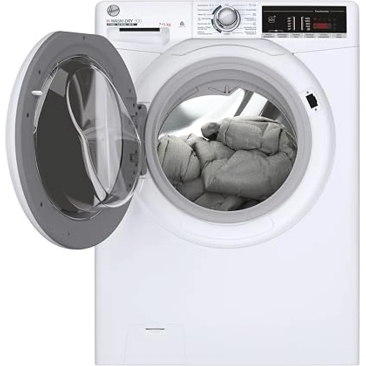 Hoover H-WASH&DRY 300 H3DO4755T2/1-84, Waschtrockner mit 7 kg Wasch- und 5 kg Trockenkapazität, Gewichtserkennung, Wi-Fi und Bluetooth, Care-Programme – Bild 2
