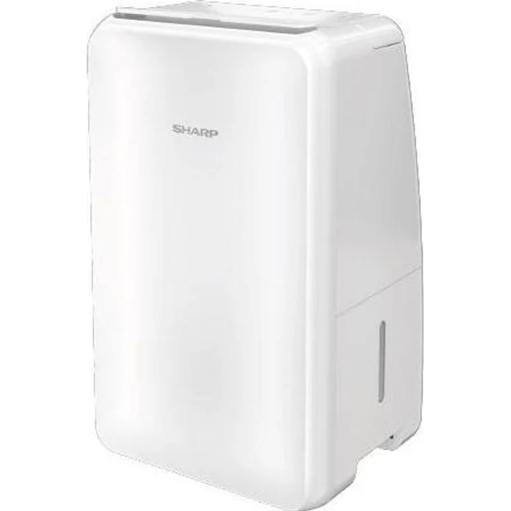 Sharp Luftentfeuchter UD-T104AP-W, effektiver Luftentfeuchter für angenehmes Raumklima, weiß