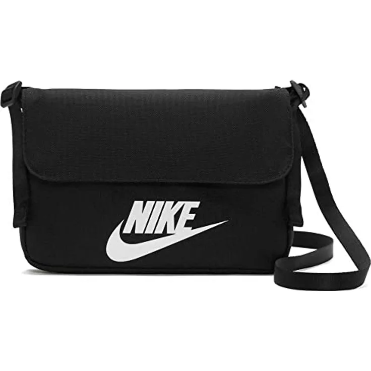 Nike Sportswear WOMENS REVEL CROSSBODY BAG, Umhängetasche in robuster Qualität mit Innentasche, schwarz