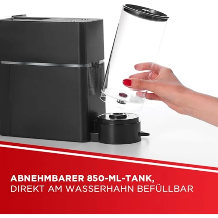 Polti Coffea S15B, Kapselmaschine in Schwarz mit anpassbarer Temperatur und automatischer Kapselauswurf – Bild 7