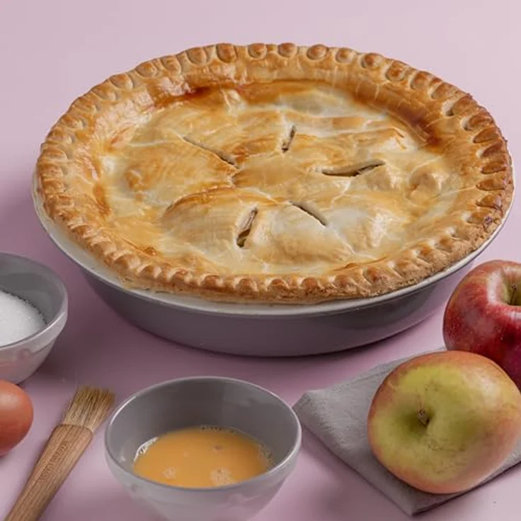 Mason Cash Auflaufform, Steinzeug, grau und creme glasiert, ideal für Lasagne, Aufläufe, Kuchen – Bild 2