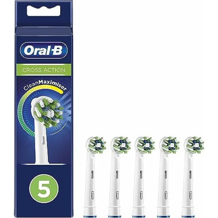 Oral-B Pro Cross Action Ersatzköpfe, 5 Bürstenköpfe