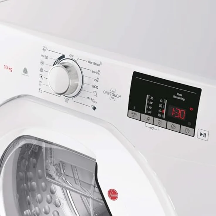 Hoover HLE H10A2DE-S Wärmepumpentrockner 10 kg mit AquaVision-System, EasyCase und NFC-Technologie, Weiß – Bild 5