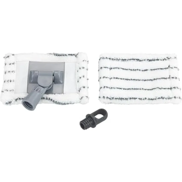 Maximex Teleskop Bad- und Fliesenwischer Profi, 360° Duo-Knickgelenk, inkl. 2 waschbarer Bezüge bis 60°C, 16 x 67-133 x 4 cm