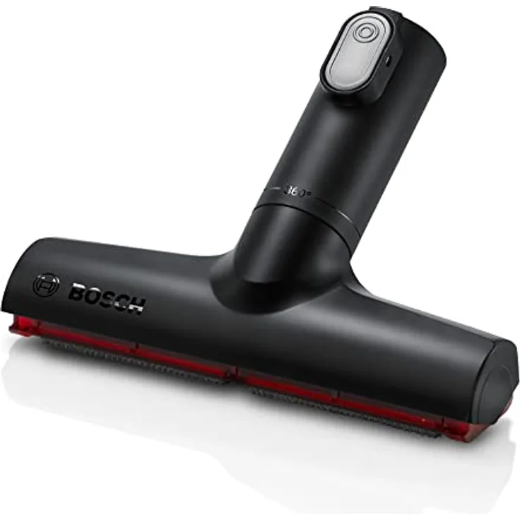 Bosch XXL-Polsterdüse BHZUXXLN, geeignet für Unlimited 6, 7 und 8 Akku-Staubsauger, 360° Rotation, ideal zur Fahrzeug-Innenreinigung, schwarz