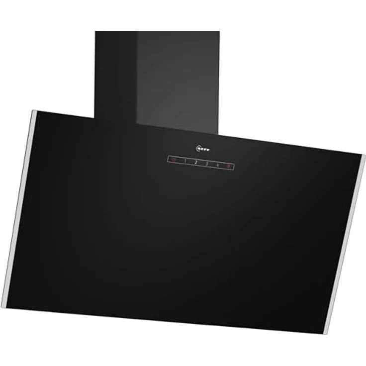 D83IDK1S0, Wandesse, N30, Breite 80 cm, Klarglas schwarz bedruckt, Touch Control, Intensivstufe, leiser Motor, LED Licht – Bild 1