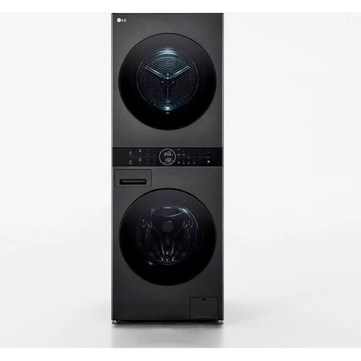 LG WT1210BBF, Waschtrockner 12Kg/10Kg, 1400RPM mit Invertermotor und Aqua Lock Vollwasserschutz, schwarz