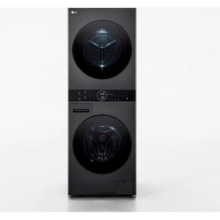 LG WT1210BBF, Waschtrockner 12Kg/10Kg, 1400RPM mit Invertermotor und Aqua Lock Vollwasserschutz, schwarz