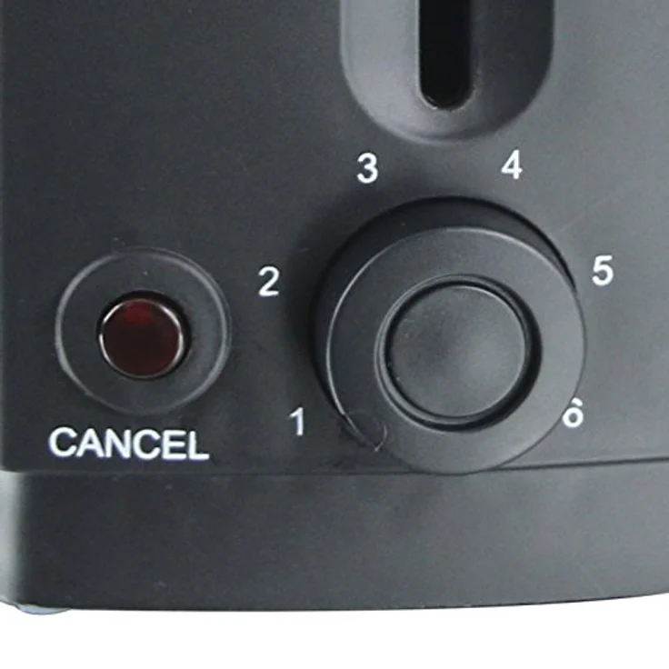 Emerio TO-108275.1 Toaster, 18-8, Edelstahl, Schwarz – Bild 3