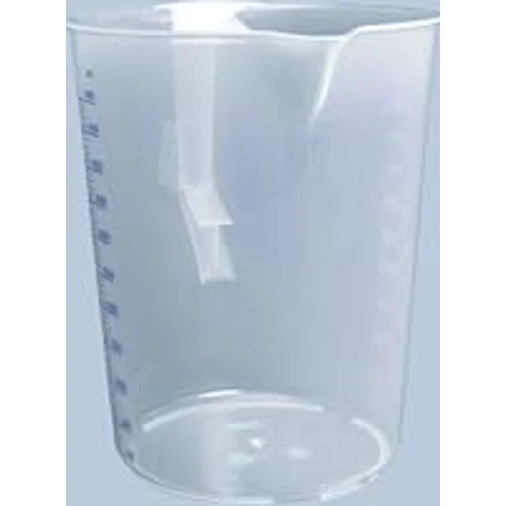 Hünersdorff Messbecher, Polypropylen, geschlossener Griff 5000 ml, transparent – Bild 3
