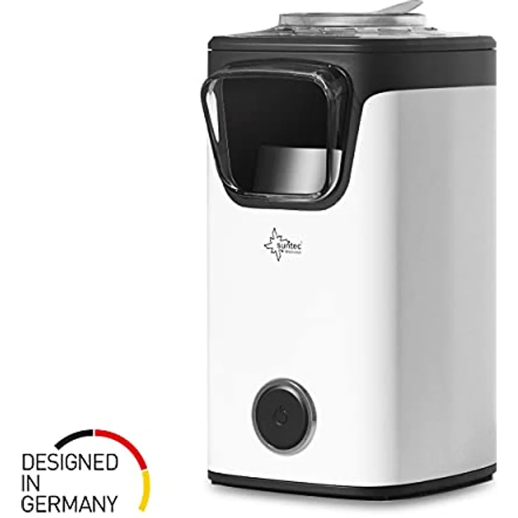 SUNTEC Heißluft-Popcornautomat POP-8618 fat free [Leckeres Popcorn ohne Fettzugabe, rotierendes Heißluft-Funktionsprinzip ohne Anbrennen, max. 60 g Mais, max. 1100 W ] – Bild 3