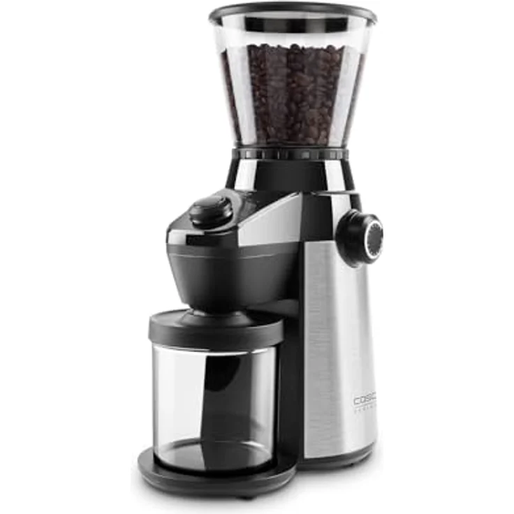 Caso Barista Flavour, elektrische Design- Kaffeemühle, Mahlgrad in 15 Stufen einstellbar, integriertes Kegelmahlwerk aus robustem Edelstahl, aromaschonend, für perfekten Kaffee & Espresso  – Bild 2