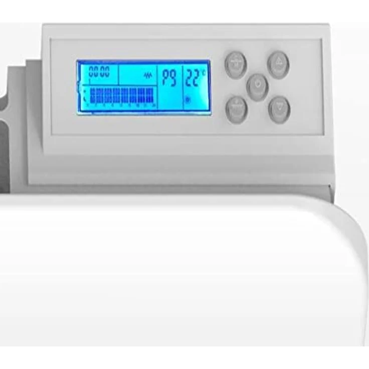 Kalia 1500-Watt-Keramik-Elektroheizkörper BAT-NDFL1825B-3C, Heizgerät mit digitaler LCD-Anzeige und 4 Betriebsmodi in Weiß – Bild 5