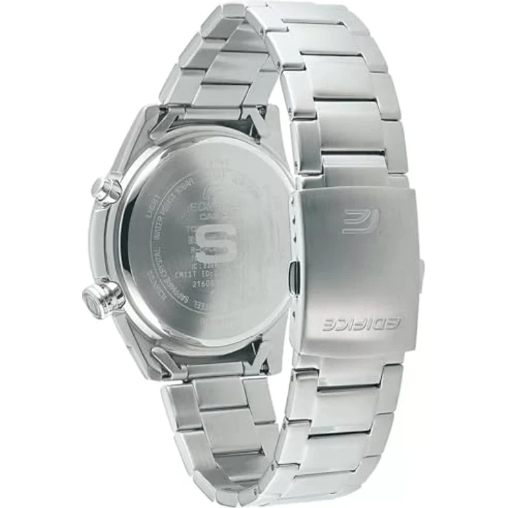Casio ECB-S10D-8AEF Edifice Herrenuhr, Bluetooth, analog-digital, Edelstahl, anthrazit, wasserdicht bis 10 bar, Saphirglas, multifunktional – Bild 2