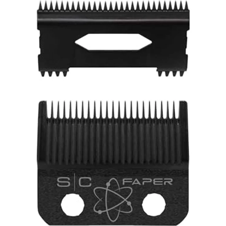 STYLECRAFT Faper DLC Black Diamond Carbon Klinge + Slim Deep Klinge für Haarschneider, Originalzubehör, Kompatibel mit Gamma+ und Stylecraft – Bild 1