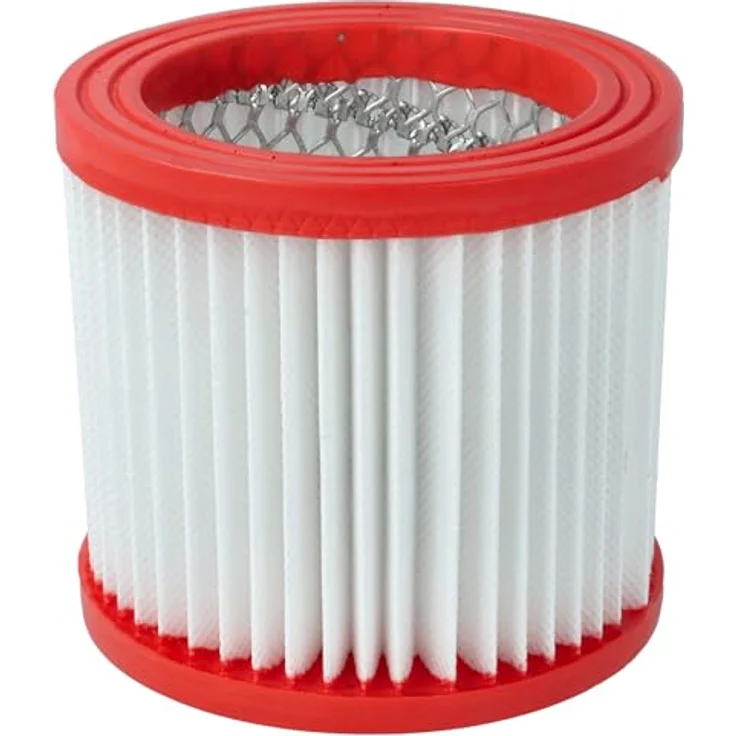 vhbw Aschefilter-Set für Bosch Alpha 29, 231, 24, 25, 31, 232, 30, inkl. Schlauch, Staubsauger-Rohr, Filterkartusche, 18 l Volumen, schwarz/silber – Bild 4