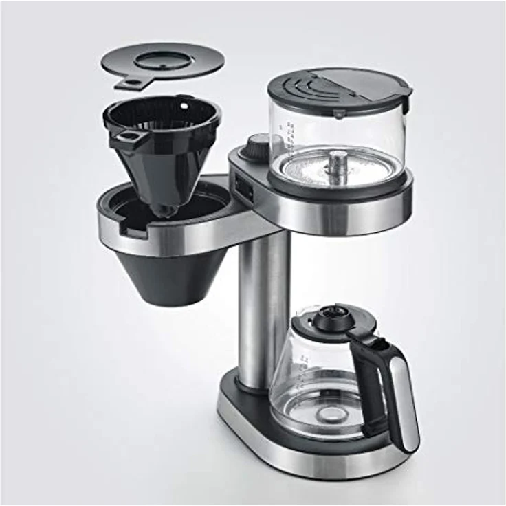 SEVERIN KA 5760 Filterkaffeemaschine Caprice?, 1450, 1 Liter, Edelstahl-gebürstet-schwarz-matt – Bild 6