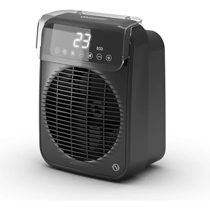 Olimpia Splendid 99241 Caldo Tekno, Heizlüfter bis zu 2.000 W mit Touchscreen, Eco-Modus und IP21 Schutz, beheizt 60 m³ – Bild 1