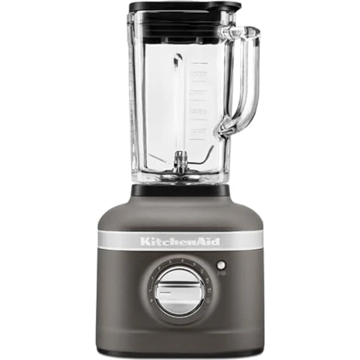 KitchenAid Blender K400 Imperial Grey, Standmixer mit 1200 Watt Leistung, Pulsfunktion und 1,4-Liter-Schüssel, Grau – Bild 1