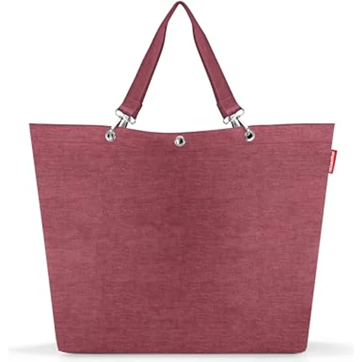 Reisenthel Einkaufstasche shopper XL, großer Einkaufsbeutel mit abnehmbaren Henkeln und Handytasche, braun – Bild 1