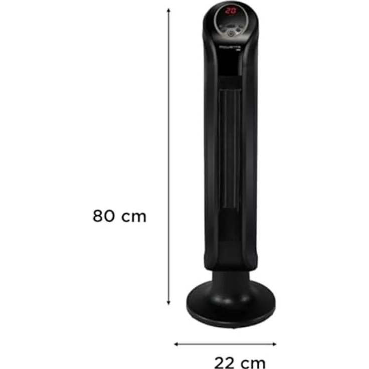 Rowenta SO9420 Intense Comfort Hot Turmheizventilator, Heizlüfter, 2400W, Elektro-Heizung, energiesparend, Innenraum, Konvektor – Bild 3