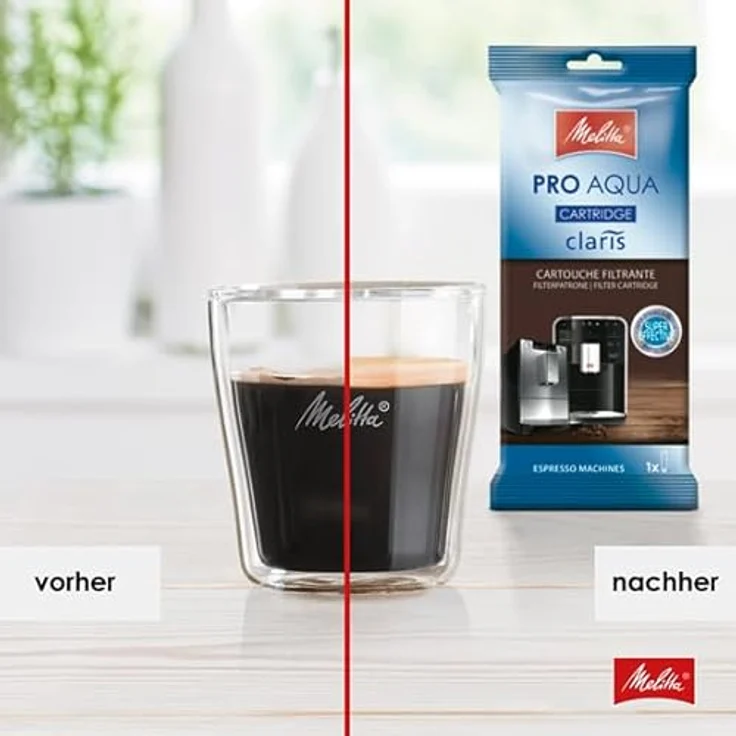 Melitta Wasserfilter Pro Aqua 3-er Set, Zubehör für Kaffeevollautomaten mit Claris System, Schutz vor Kalkablagerungen – Bild 6