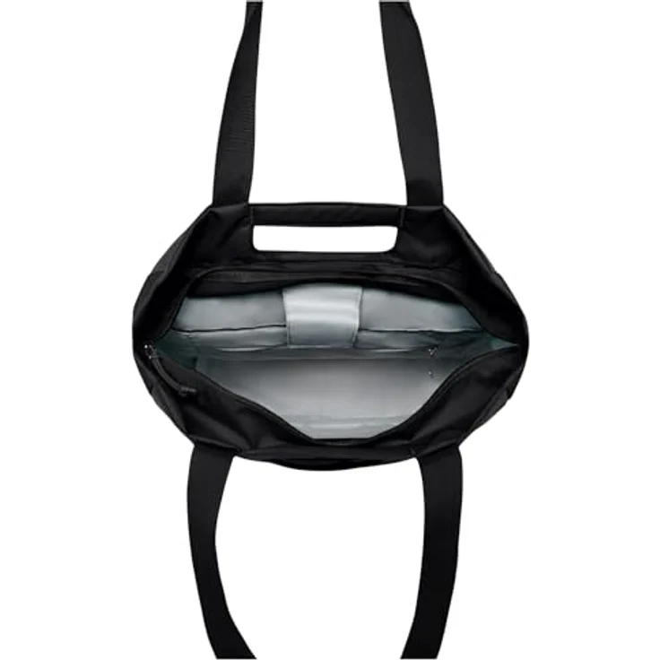 Jack Wolfskin 2-in-1 Umhängetasche/Rucksack EVE, gepolstertes Laptopfach, 15 Liter, Schwarz – Bild 6