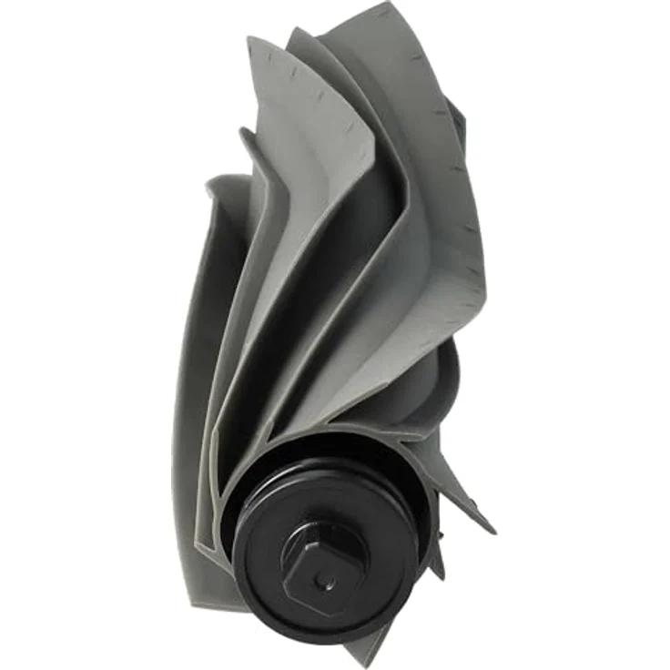 vhbw Rundbürste kompatibel mit Dreame L10 Prime, Ultra Saugroboter - Hauptbürste, grau, 20 cm - Robuste Ersatzbürste, rotierend mit hoher Geschwindigkeit – Bild 4