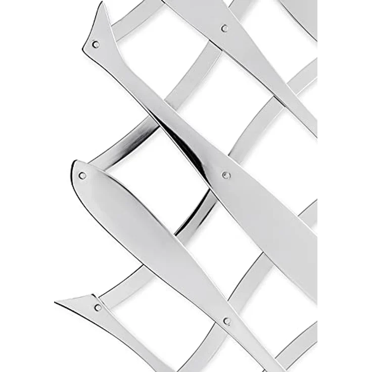 Alessi Pescher DUL03 Ausziehbarer Topfuntersatz, Edelstahl, silber, 2 x 30 x 7 cm, Einheiten, 1.0 – Bild 4