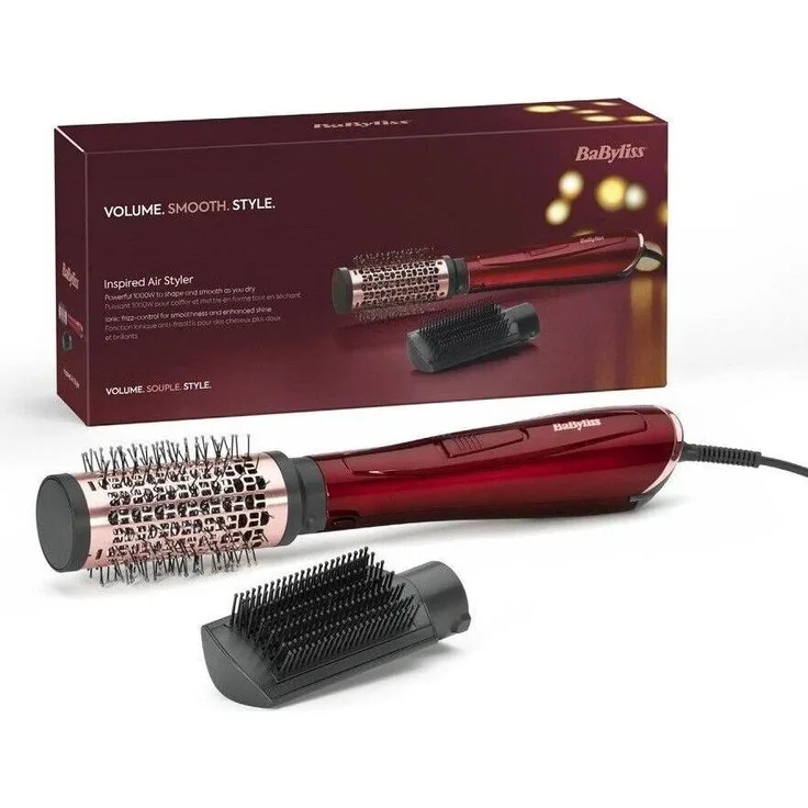 BaByliss Inspired Warmluftbürste, vielseitiges Stylinggerät für voluminöse Looks