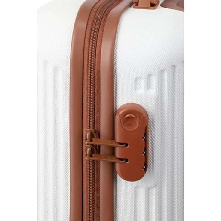 Travelite Koffer Bali 4 Rollen Kabinentrolley S 55 cm, Weiss, (34 l, S) - ABS, praktische Innenaufteilung, 4 stabile Rollen – Bild 6