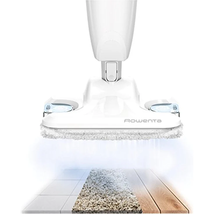 Rowenta Steam Power All Floors Dampfreiniger, antibakteriell, 1200 W, Teppich, Fliesen RY6597WH, Weiß/Blau – Bild 4