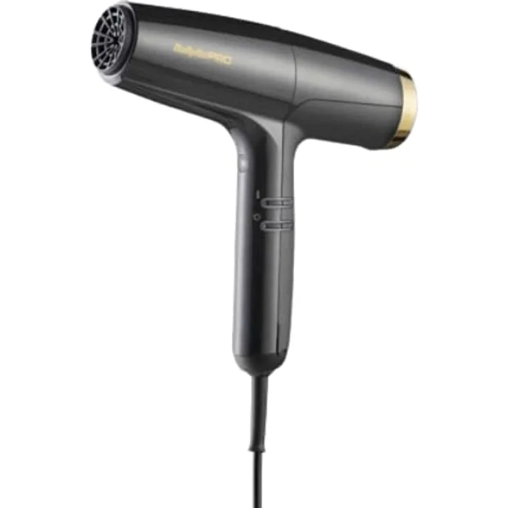 Babyliss Pro Falco Digitaler Hochgeschwindigkeits Haartrockner Schwarz Gold