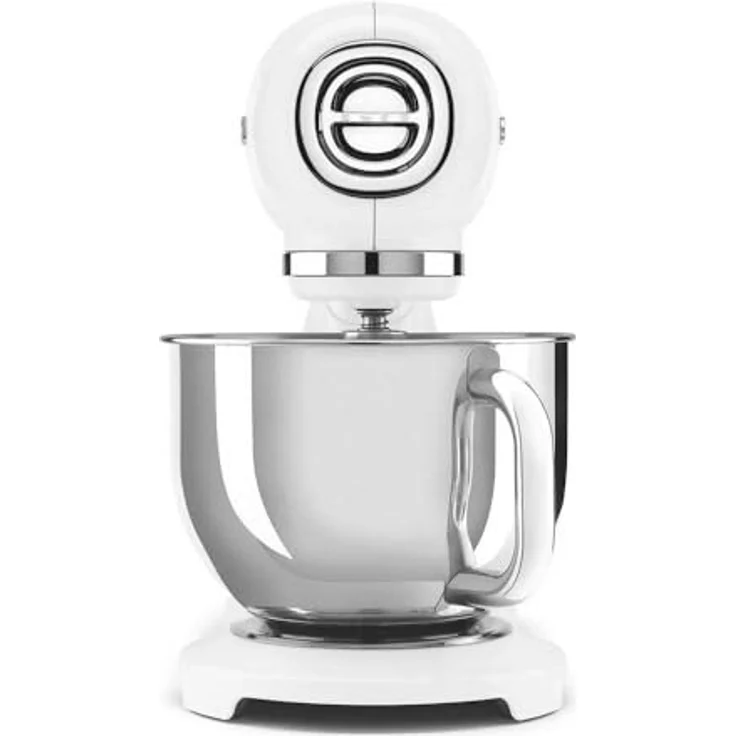 Smeg SMF03WHEU Küchenmaschine mit Direktantrieb, 800W, 4,8 L Edelstahlschüssel, weiß, Serie: SMF03 – Bild 5