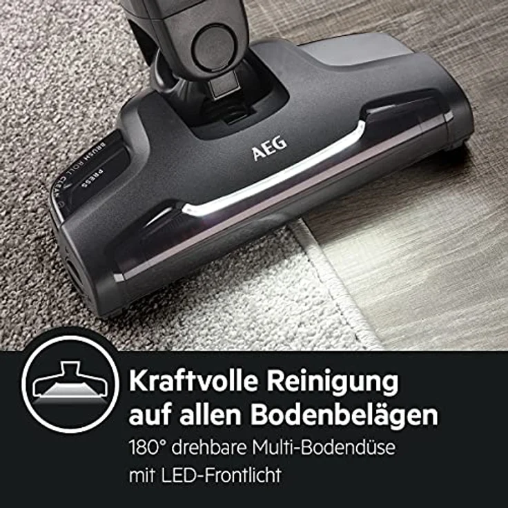 AEG QX6-ANIM Handstaubsauger, 45 min Akkubetrieb, Zyklon-Technologie, Bürstenreinigungsfunktion, freistehend, Chili Red – Bild 4