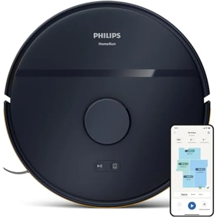 Philips Roboter-Staubsauger, 2700Pa Saugleistung, Schwarz (XU2000/10)