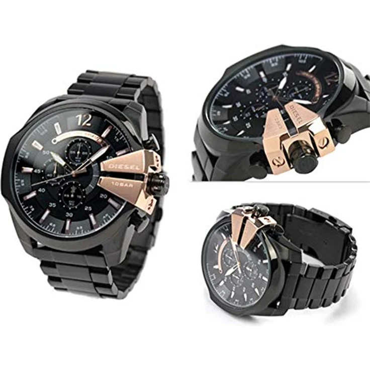 Diesel DZ4309 Mega Chief Edelstahl Herren – Bild 5